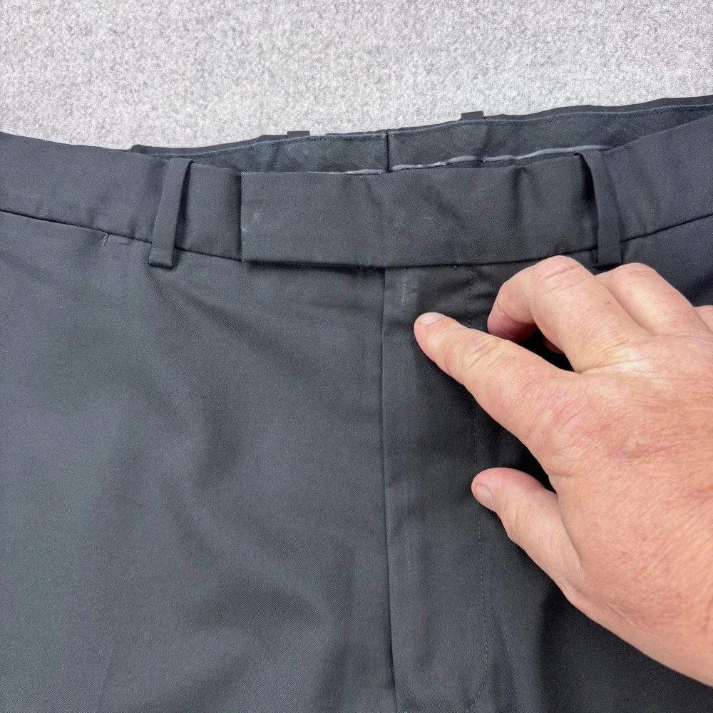 RLX Ralph‎ Lauren Golf Pants Mens 35x30 Black Performance Flat Front Trousers